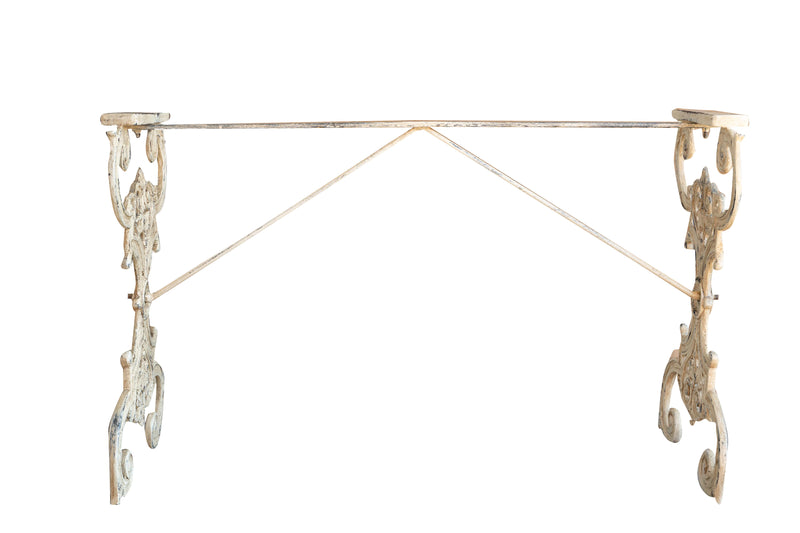 Biscottini Base tavolo in ghisa finitura anticata Molto stabile, robusta Offerta Speciale