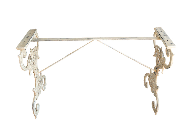 Biscottini Base tavolo in ghisa finitura anticata Molto stabile, robusta Offerta Speciale