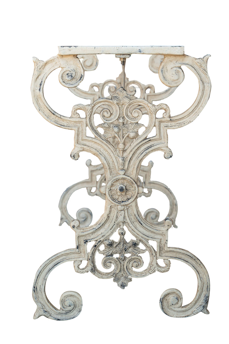 Biscottini Base tavolo in ghisa finitura anticata Molto stabile, robusta Offerta Speciale