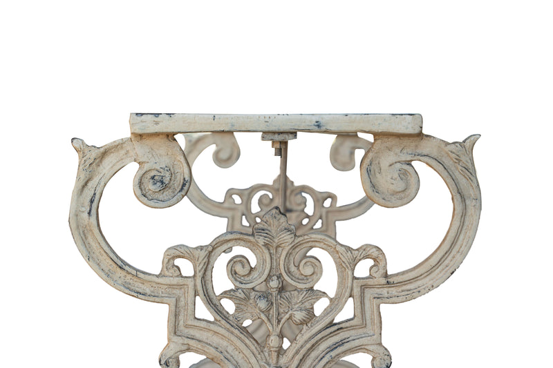 Biscottini Base tavolo in ghisa finitura anticata Molto stabile, robusta Offerta Speciale