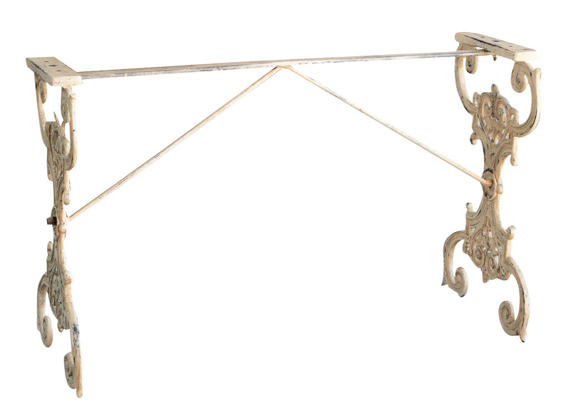 Biscottini Base tavolo in ghisa finitura anticata Molto stabile, robusta Offerta Speciale