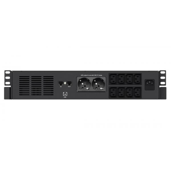 Gruppo di Continuità UPS X4 1000VA Line Interactive a Rack Nero