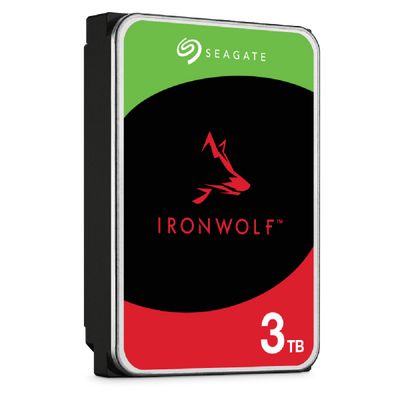 Hard disk Seagate IronWolf - 3000Gb (3Tb) - SATA III - Ideale per Nas - 5900 Rpm - Buffer 256 MB Cache - 3.5" Interno