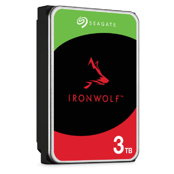 Hard disk Seagate IronWolf - 3000Gb (3Tb) - SATA III - Ideale per Nas - 5900 Rpm - Buffer 256 MB Cache - 3.5" Interno