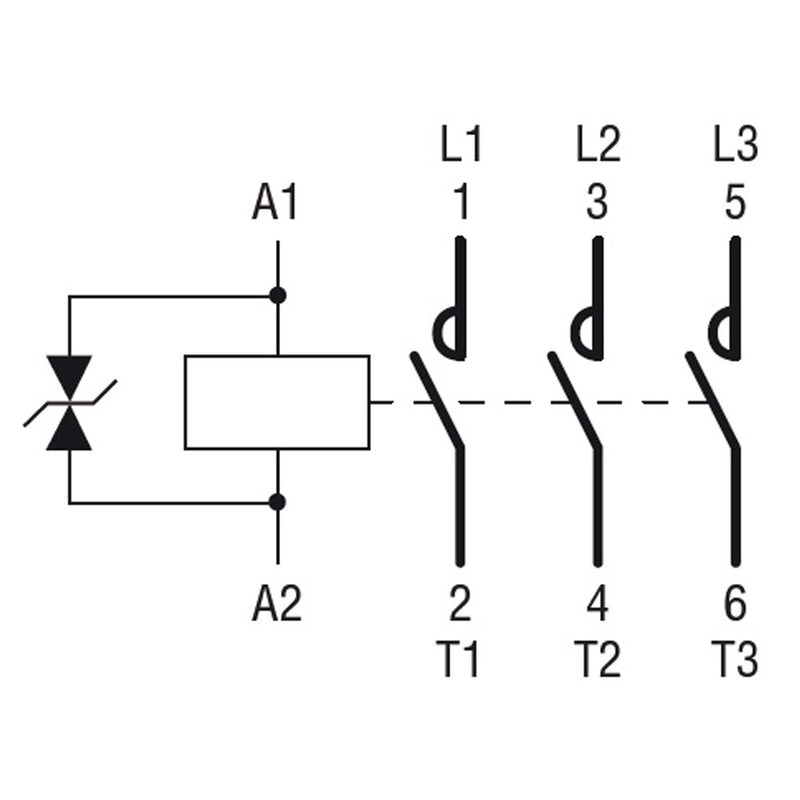 Contattore 3P 18.5 KW 38A AC3 24V DC Lovato