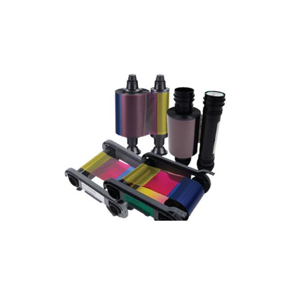 Evolis YMCKO nastro per stampante 300 pagine Nero, Ciano, Grigio, Magenta, Giallo (YMCKO Color Ribbon - 300 - prints / roll, for Primacy 2)