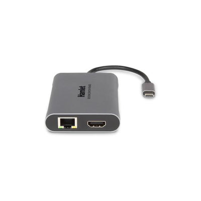Docking Station Universale per Notebook PD400D 4x USB 3.2 / DisplayPort / HDMI Dual Display Grigio + Power Delivery 85W