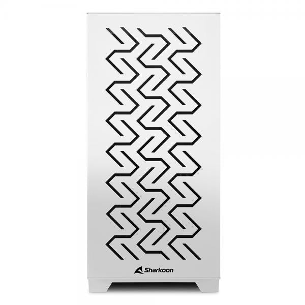 Case Sharkoon MS-Z1000 - Mini Tower Mini-ITX, Micro-ATX - 2x 120mm Ventola Led - Bianco