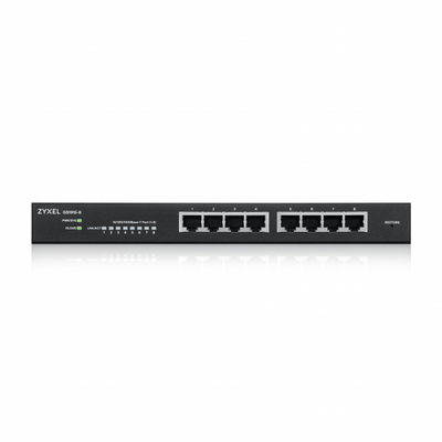 Zyxel GS1915-8 Gestito L2 Gigabit Ethernet [10/100/1000] Nero (Zyxel GS1915 Series GS1915-8 - switch)