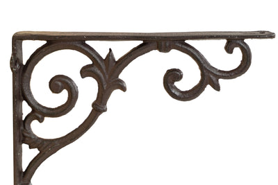 Biscottini Mensola a muro in ghisa finitura ruggine anticata Molto solida robusta Offerta