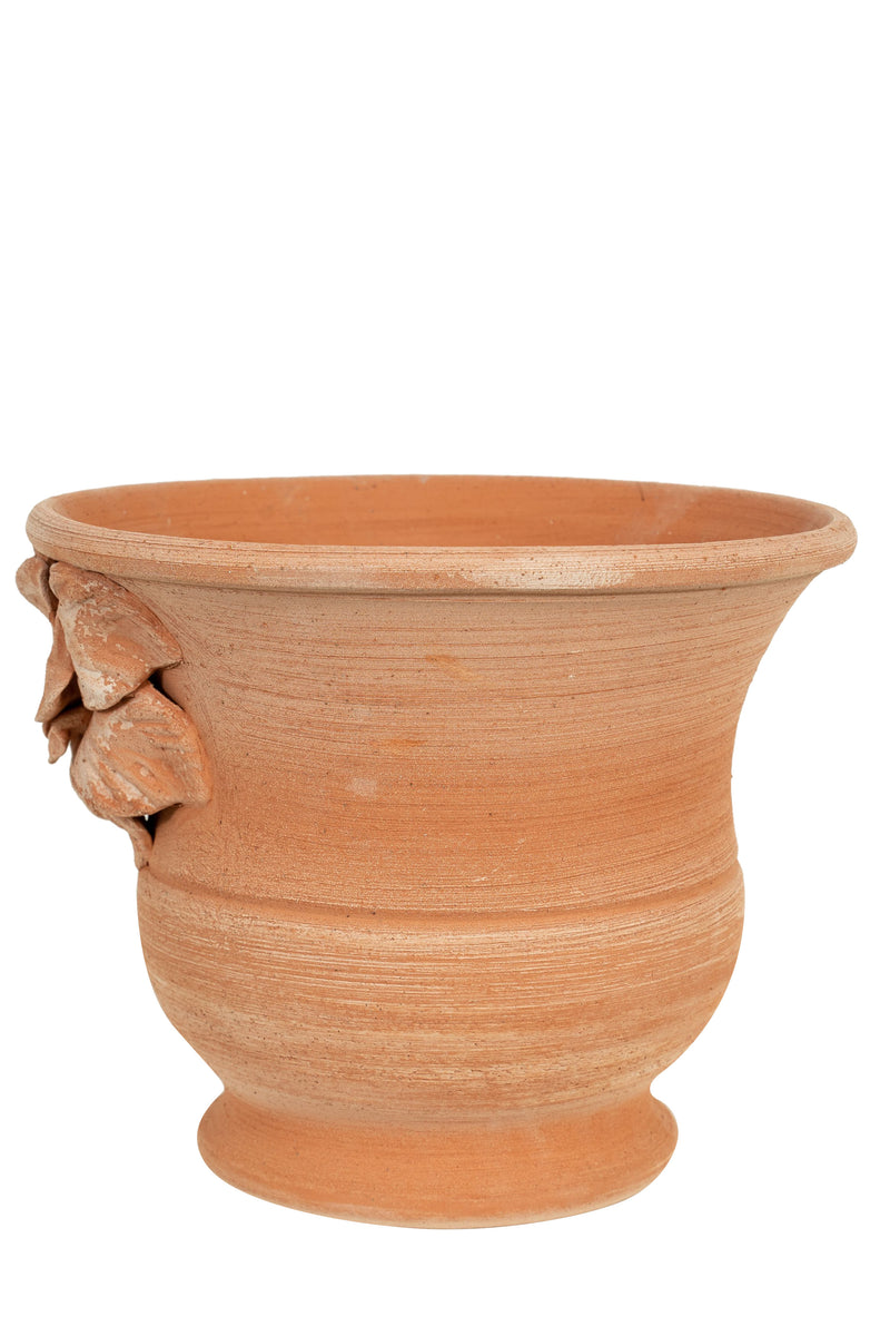 Biscottini Vaso caspò in Terracotta 100% Made in Italy interamente Lavorata a Mano