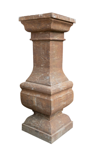 Biscottini Vecchia base portavaso in pietra Molto solida robusta Offerta Speciale Qualità