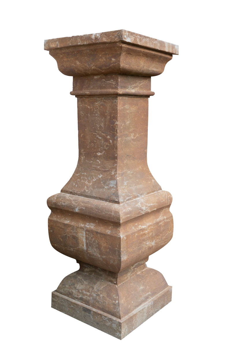 Biscottini Vecchia base portavaso in pietra Molto solida robusta Offerta Speciale Qualità