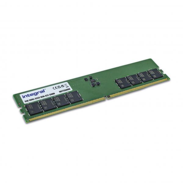 Integral IN5T16GNHRBX memoria 16 GB 1 x 16 GB DDR5 (16GB PC RAM MODULE DDR5 4800MTs PC5-38400 UNBUFFERED NON-ECC DIMM 1.1V 2GX8 CL40 INTEGRAL)