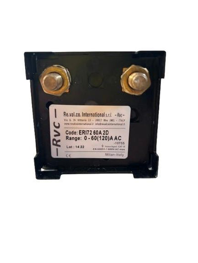 AMPEROMETRO ANALOGICO 90FER.72 60A 2IN