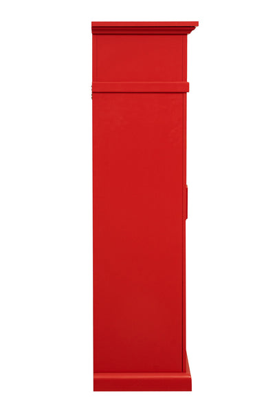 Biscottini Libreria a vetrina in stile cabina telefonica inglese in legno