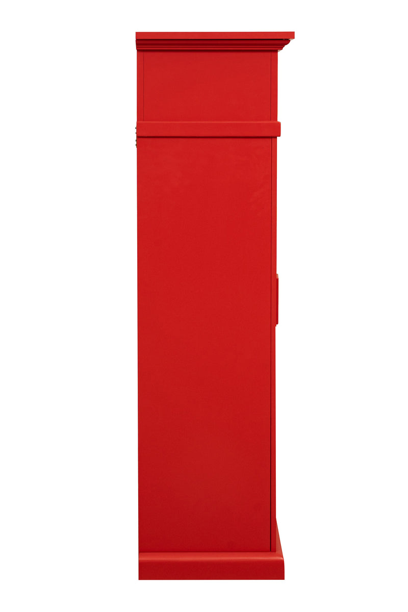 Biscottini Libreria a vetrina in stile cabina telefonica inglese in legno