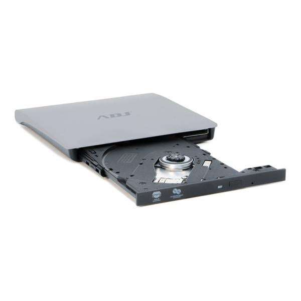Adj Masterizzatore Dvd Esterno 142-00002 Ultraslim Usb2/3.0 Nero/grigio
