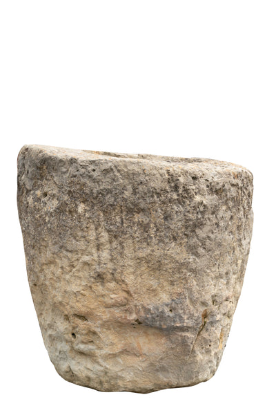 Biscottini Vecchio mortaio gigante in pietra