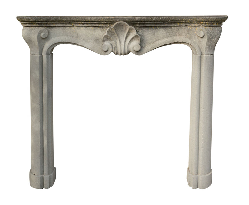 Biscottini Vecchia cornice camino in pietra