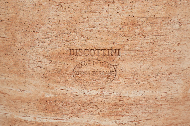 Biscottini Colonna ionica in terracotta di galestro 100% Made in Italy interamente Lavorata a Mano