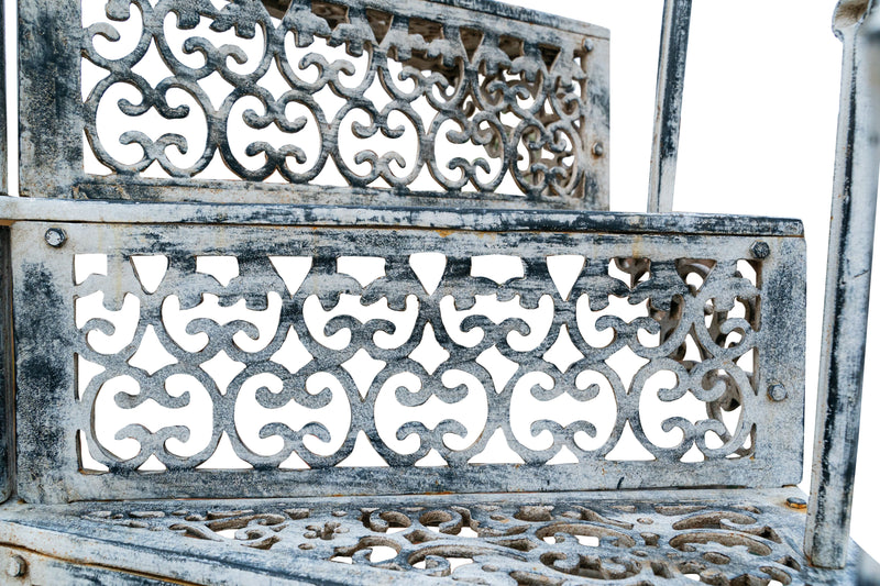 Biscottini Scala a chiocciola in fusione ghisa finitura anticata Molto stabile, robusta