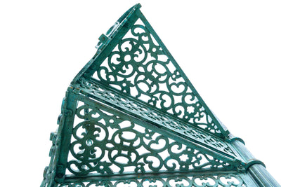 Biscottini Scala a chiocciola in fusione ghisa finitura anticata Molto stabile, robusta