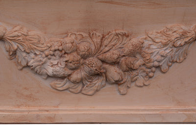 Biscottini Cassetta fioriera in Terracotta festonato 100% Made in Italy interamente Lavorata a Mano