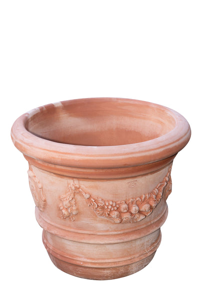 Biscottini Vaso in Terracotta 100% Made in Italy interamente Lavorata a Mano realizzato