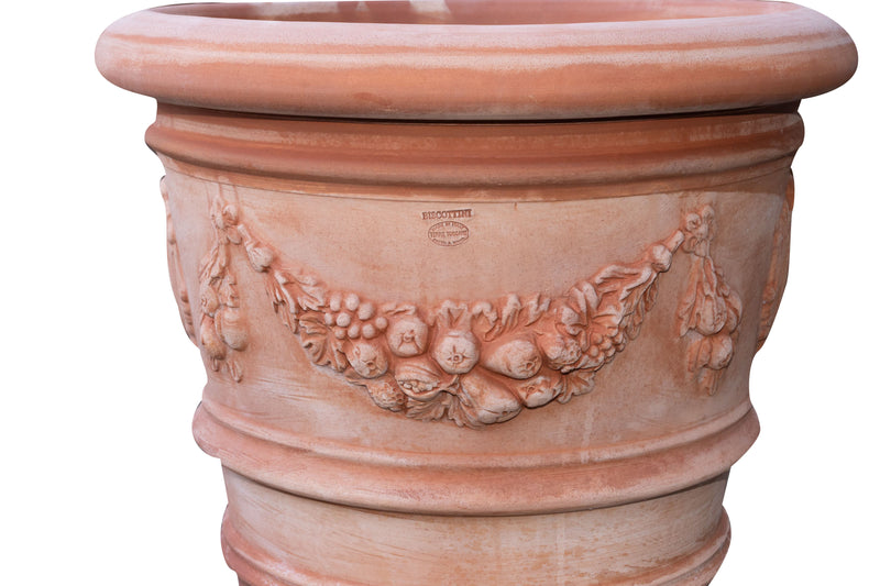 Biscottini Vaso in Terracotta 100% Made in Italy interamente Lavorata a Mano realizzato