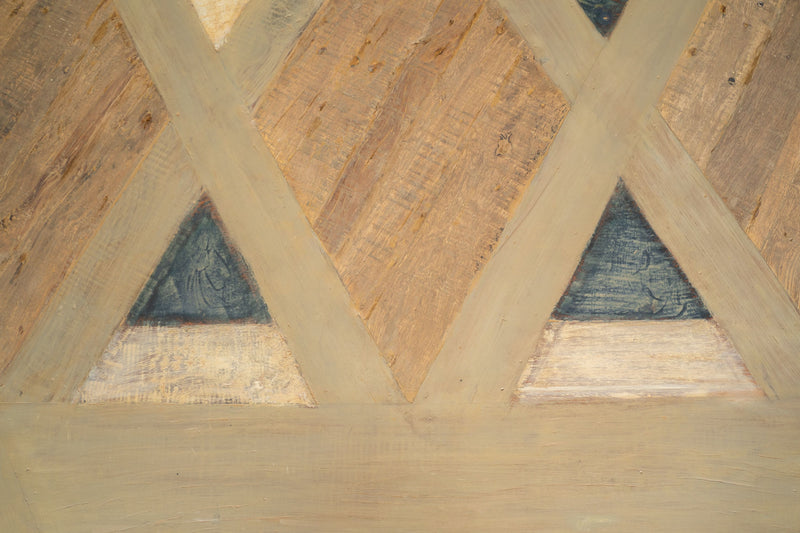 Biscottini Tavolo in legno massello rettangolare scrivania realizzato vecchio Offerta