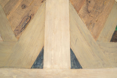 Biscottini Tavolo in legno massello rettangolare scrivania realizzato vecchio Offerta