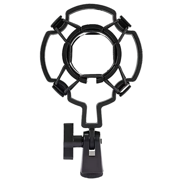Braccio Supporto Regolabile da tavolo per Microfono e Smartphone con Filtro Antipop- Ragno- Clips
