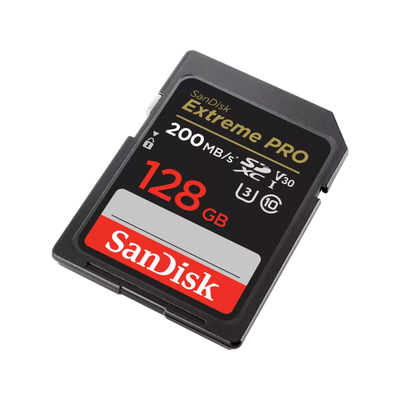 SanDisk Extreme PRO SD 128GB C10 UHS-I SDXC 200MB/s