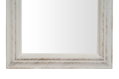 Biscottini Specchio da parete finitura bianco anticato Specchiera muro dimensioni Offerta