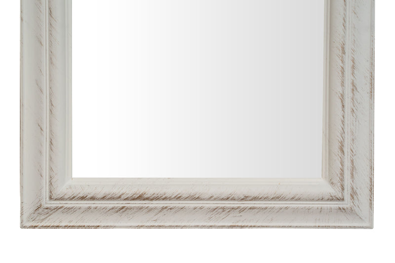 Biscottini Specchio da parete finitura bianco anticato Specchiera muro dimensioni Offerta