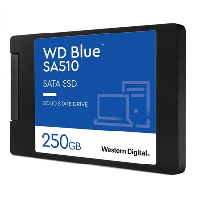 Western Digital Blue SA510 250 GB 2.5 Serial ATA III (WD 250GB Blue SA510 G3 SSD, 2.5, SATA3, R/W 555/440 MB/s, 80K/78K IOPS, 7mm)
