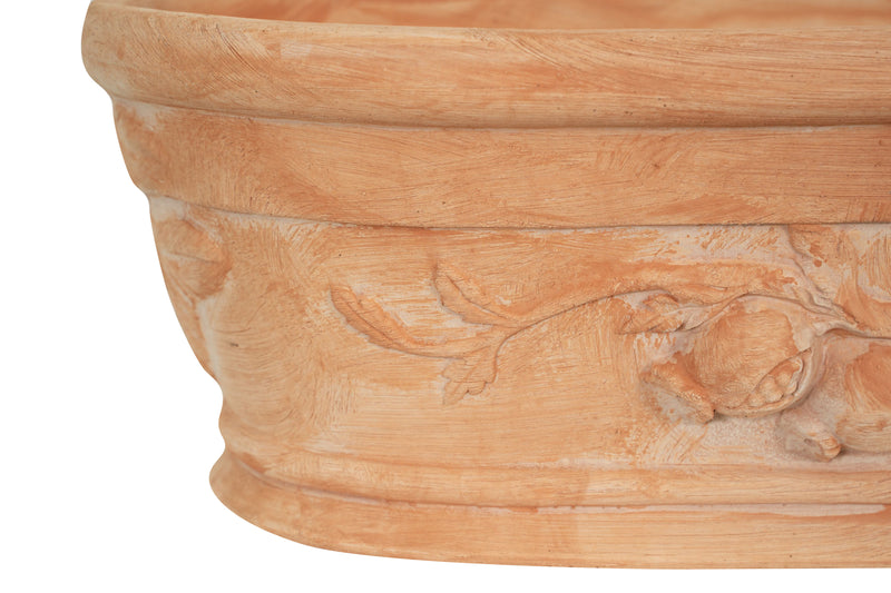 Biscottini Cassetta cesta in Terracotta 100% Made in Italy interamente Lavorata a Mano