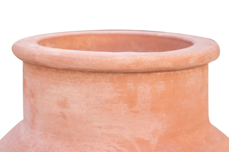 Biscottini Vaso anfora in Terracotta 100% Made in Italy interamente Lavorata a Mano