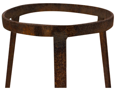 Biscottini Base portavasi in ferro pieno diam.21xH21 cm. portavaso forgiato mano Offerta