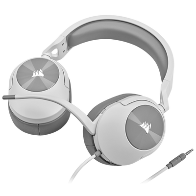 Corsair HS55 SURROUND Auricolare Cablato Portatile Gaming Bianco (CORSAIR HS55 7.1 GAMING HEADSET WHITE)