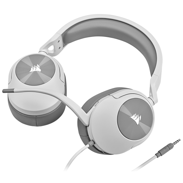 Corsair HS55 SURROUND Auricolare Cablato Portatile Gaming Bianco (CORSAIR HS55 7.1 GAMING HEADSET WHITE)