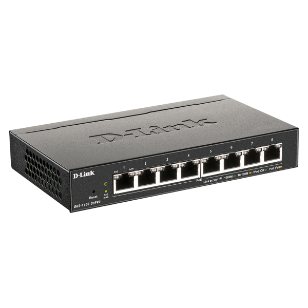 8-Port PoE Gigabit Smart