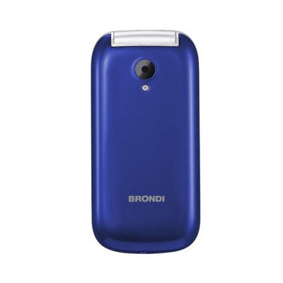 BRONDI STONE+ (BLU) - TELEFONO CELLULARE PER ANZIANI - TORCIA - FOTOCAMERA