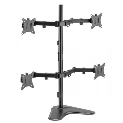 Equip Supporto da tavolo per monitor quadruplo articolato da 17 a 32 (Equip 650127 17-32 Articulating Quad Monitor Tabletop Stand. [2Years warranty])