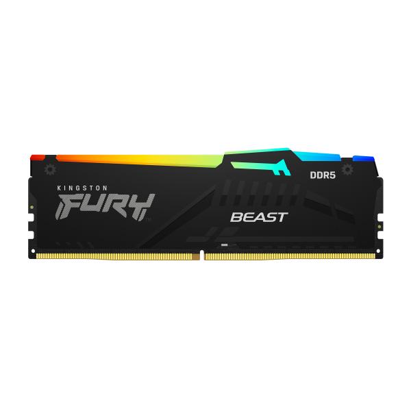 Memoria Ram Kingston Beast Fury RGB - 16Gb - DDR5 - CL40 - 1.25V - 5200Mhz - Per desktop