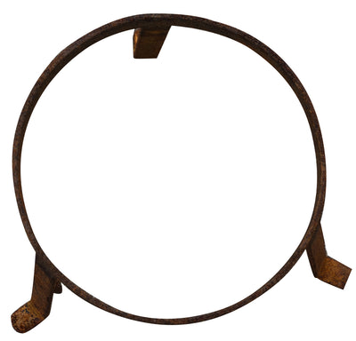 Biscottini Base portavasi in ferro pieno diam.21xH21 cm. portavaso forgiato mano Offerta