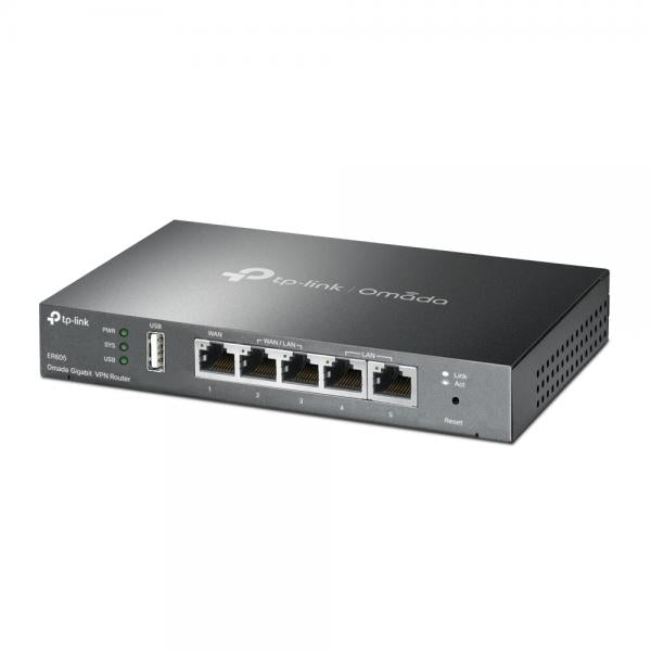 ROUTER VPN MULTI-WAN 5P GIGABIT 1P WAN 1P LAN 3P WAN/LAN