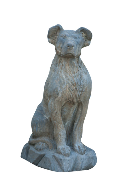 Biscottini Statua in pietra L45xPR55XH100 raffigurante border Offerta Speciale Qualità