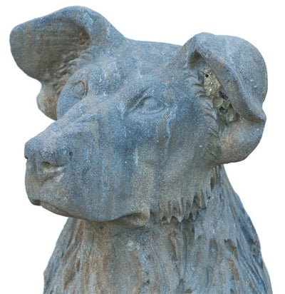 Biscottini Statua in pietra L45xPR55XH100 raffigurante border Offerta Speciale Qualità